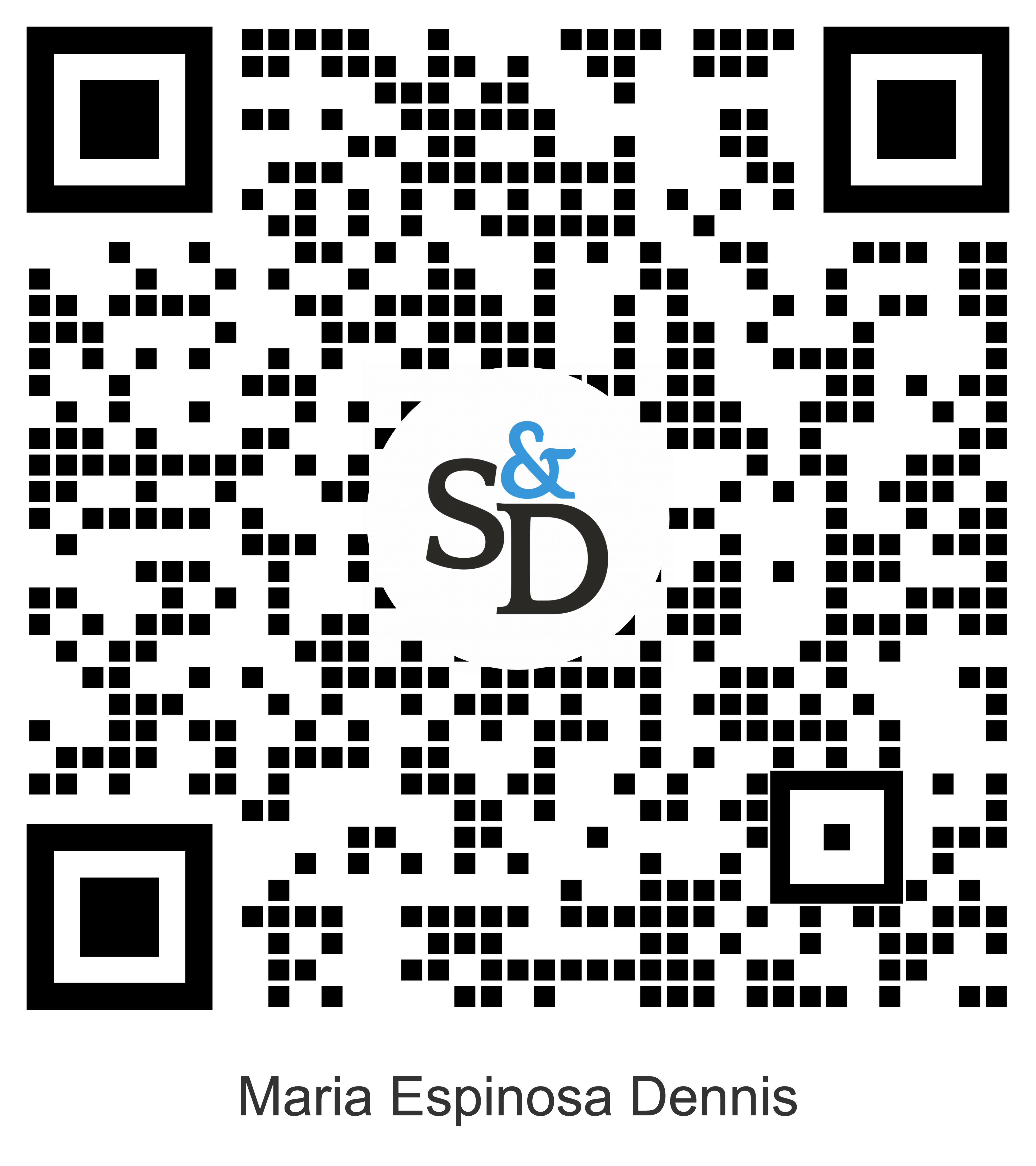 Maria Espinosa Dennis QR Code